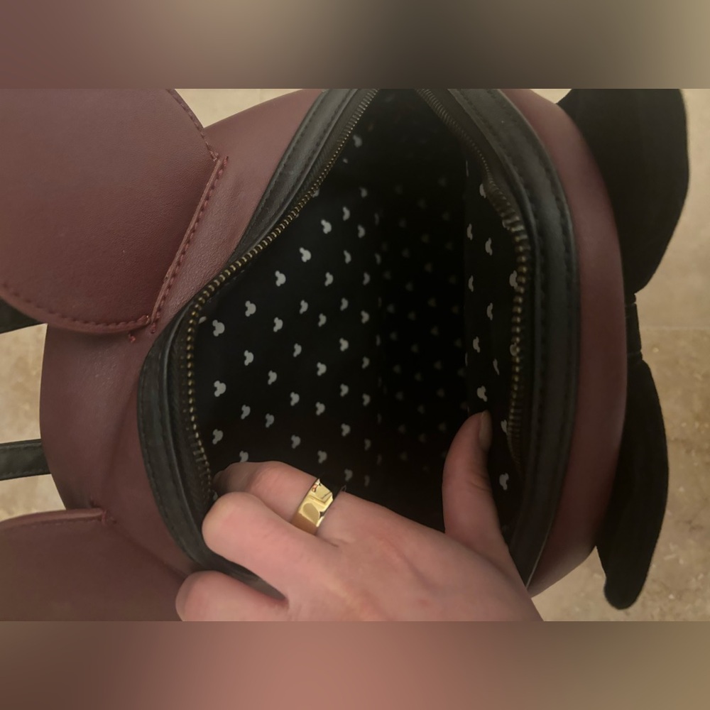 Loungefly Maroon Backpack - Picture 3 of 3